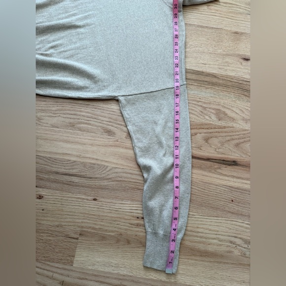 Madewell Wool Cotton Blend Brookhaven Turtleneck Sweater Cream Tan Size XL - Picture 11 of 12